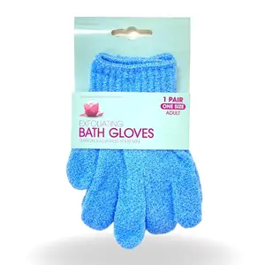 Găng Tay Tẩy Tế Bào Chết Cơ Thể, Exfoliating Bath Gloves, 1 Đôi - UNCLE BILLS